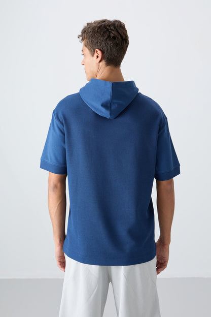 Parliament Cotton Thick Textured Surface Oversize Fit Basic Men's T-Shirt - 88335