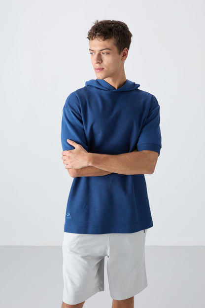 Parliament Cotton Thick Textured Surface Oversize Fit Basic Men's T-Shirt - 88335