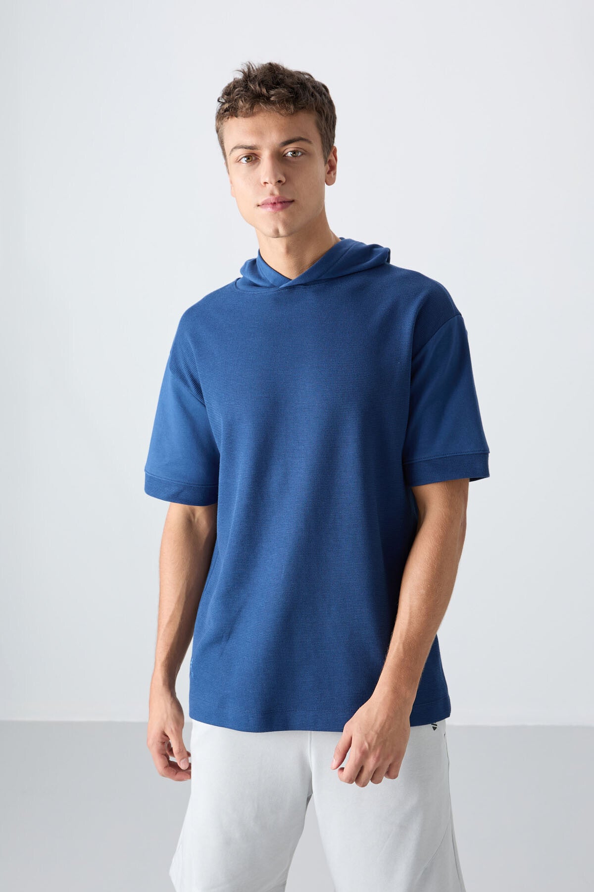 Parliament Cotton Thick Textured Surface Oversize Fit Basic Men's T-Shirt - 88335