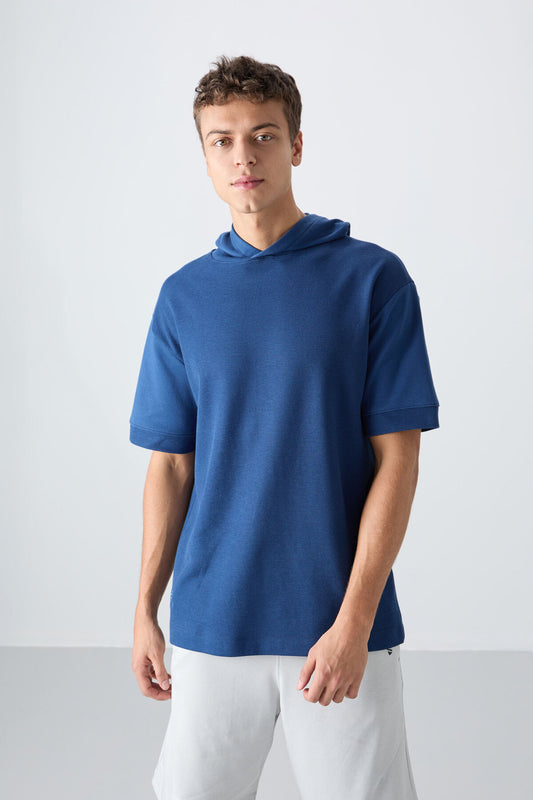 Parliament Cotton Thick Textured Surface Oversize Fit Basic Men's T-Shirt - 88335