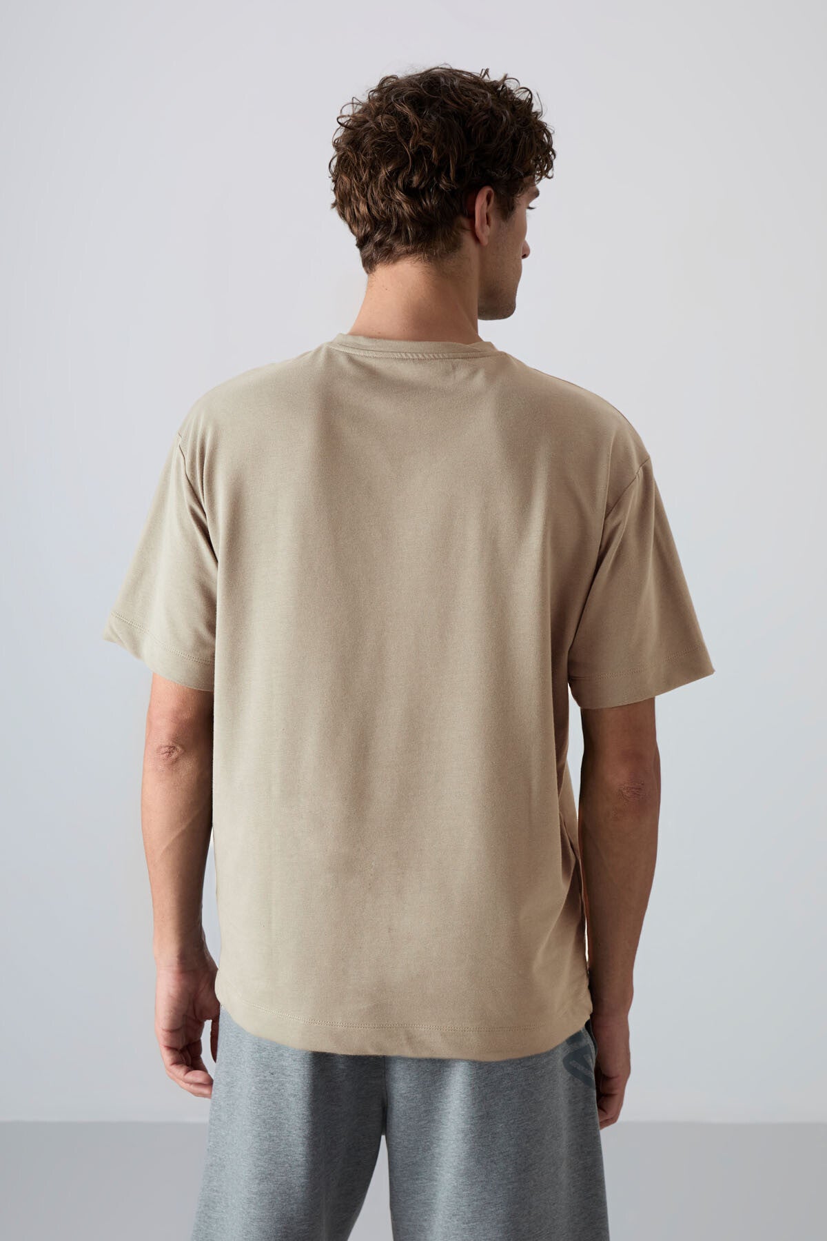 Cotton Thick Soft Textured Oversize Fit Printed Men's T-Shirt - 88345