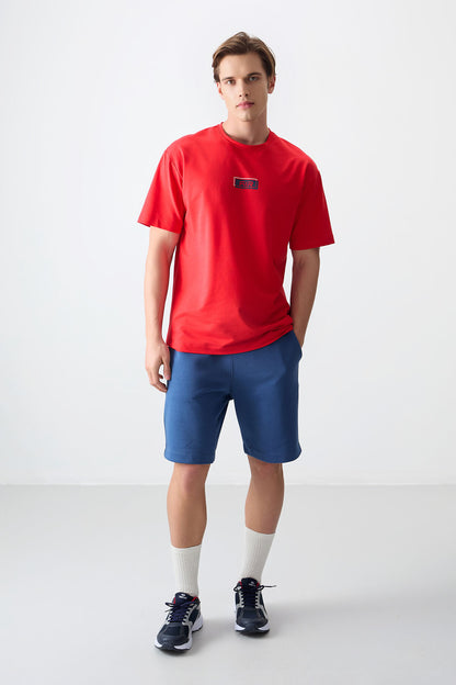 Fiesta Cotton Thick Soft Textured Oversize Fit Printed Men's T-Shirt - 88376