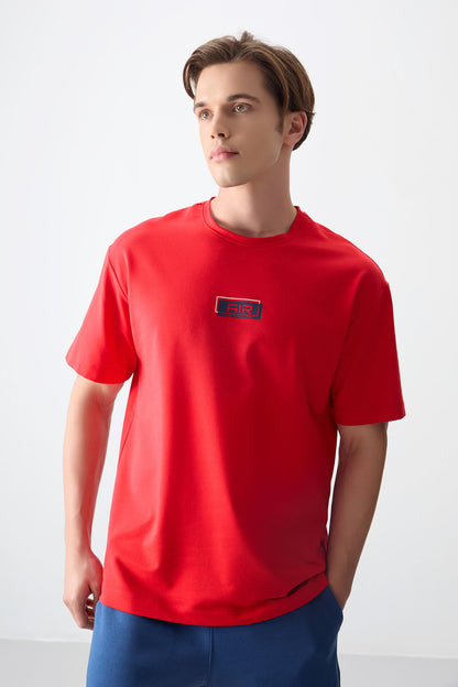 Fiesta Cotton Thick Soft Textured Oversize Fit Printed Men's T-Shirt - 88376