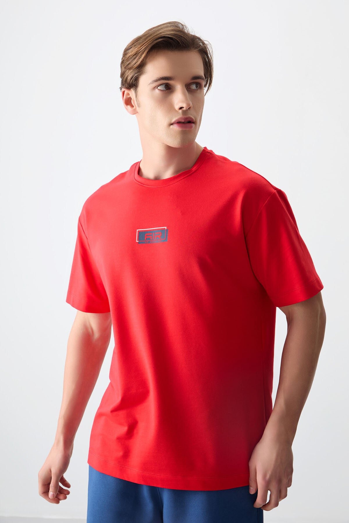 Fiesta Cotton Thick Soft Textured Oversize Fit Printed Men's T-Shirt - 88376