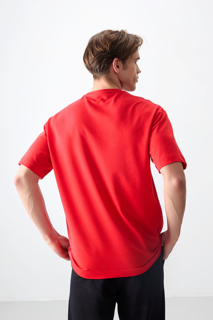 Fiesta Cotton Thick Soft Textured Oversize Fit Basic Men's T-Shirt - 88377