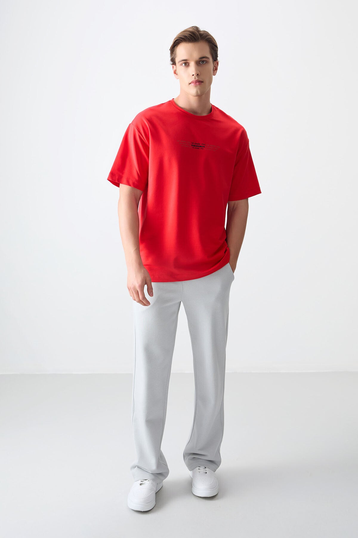 Fiesta Cotton Thick Soft Textured Oversize Fit Printed Men's T-Shirt - 88374
