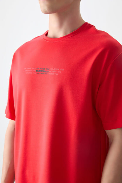Fiesta Cotton Thick Soft Textured Oversize Fit Printed Men's T-Shirt - 88374