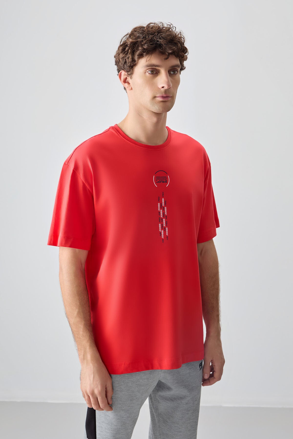 Fiesta 100% Cotton Thick Soft Textured Oversize Fit Printed Men's T-Shirt - 88355