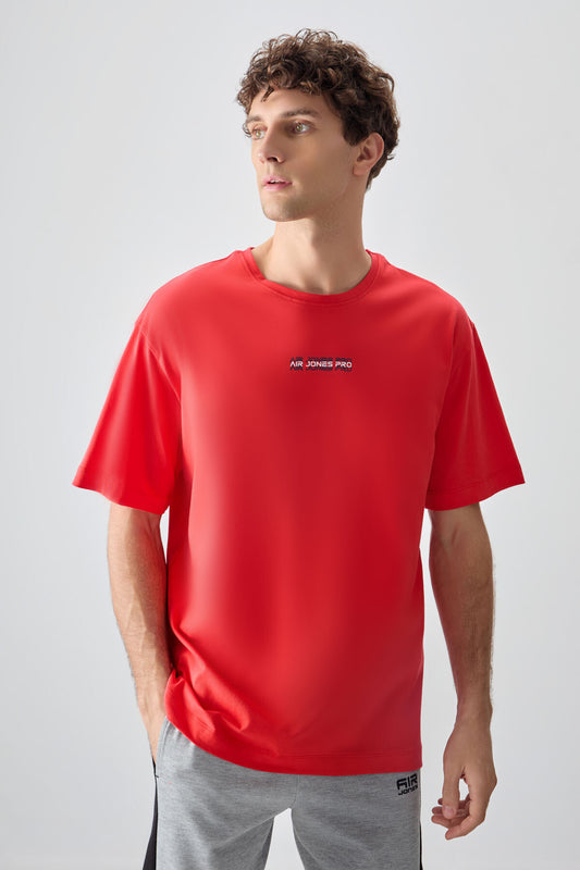 Fiesta 100% Cotton Thick Soft Textured Oversize Fit Printed Men's T-Shirt - 88354