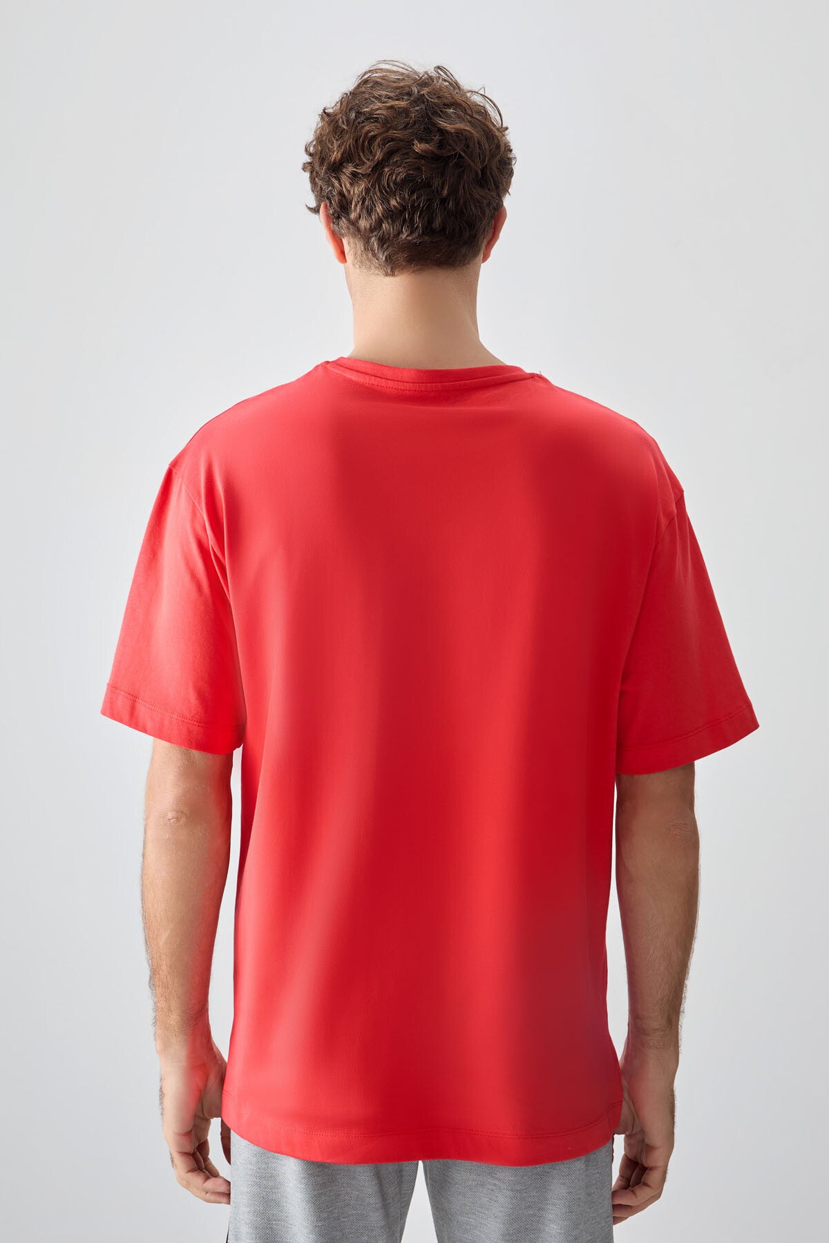 Fiesta 100% Cotton Thick Soft Textured Oversize Fit Printed Men's T-Shirt - 88354