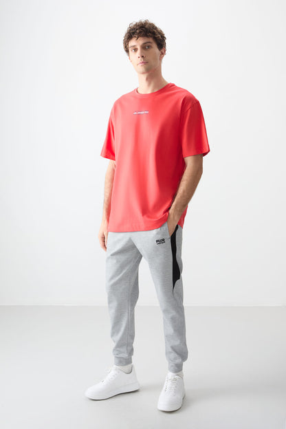 Fiesta 100% Cotton Thick Soft Textured Oversize Fit Printed Men's T-Shirt - 88354