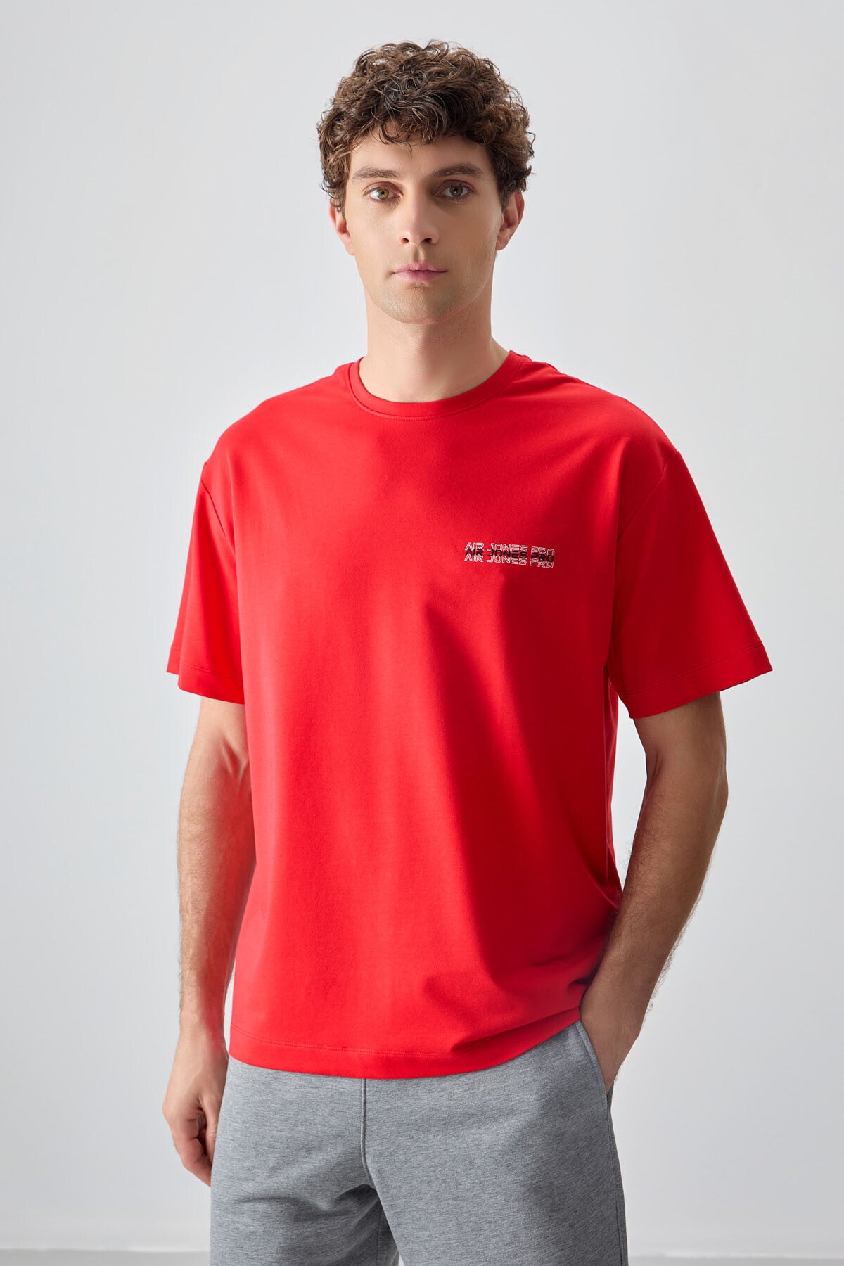 Fiesta Cotton Thick Soft Textured Oversize Fit Printed Men's T-Shirt - 88375