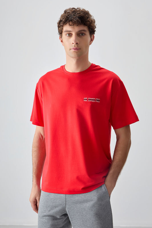 Fiesta Cotton Thick Soft Textured Oversize Fit Printed Men's T-Shirt - 88375