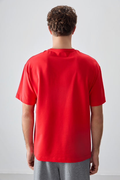 Fiesta Cotton Thick Soft Textured Oversize Fit Printed Men's T-Shirt - 88375