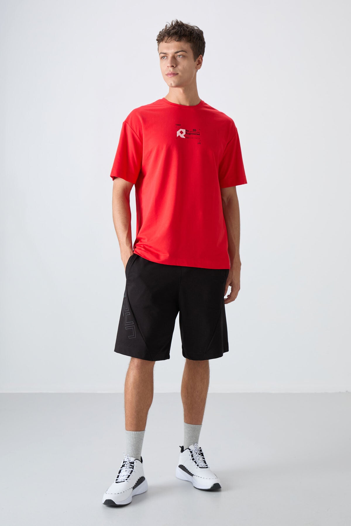 Fiesta Cotton Thick Soft Textured Oversize Fit Printed Men's T-Shirt - 88350