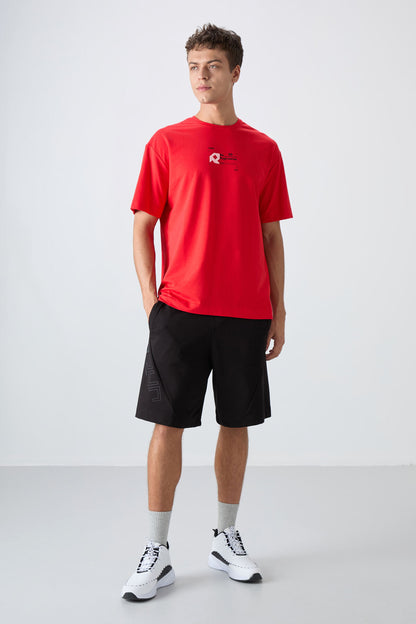 Fiesta Cotton Thick Soft Textured Oversize Fit Printed Men's T-Shirt - 88350