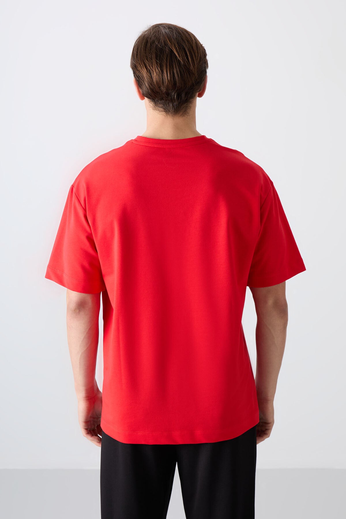Fiesta Cotton Thick Soft Textured Oversize Fit Printed Men's T-Shirt - 88343