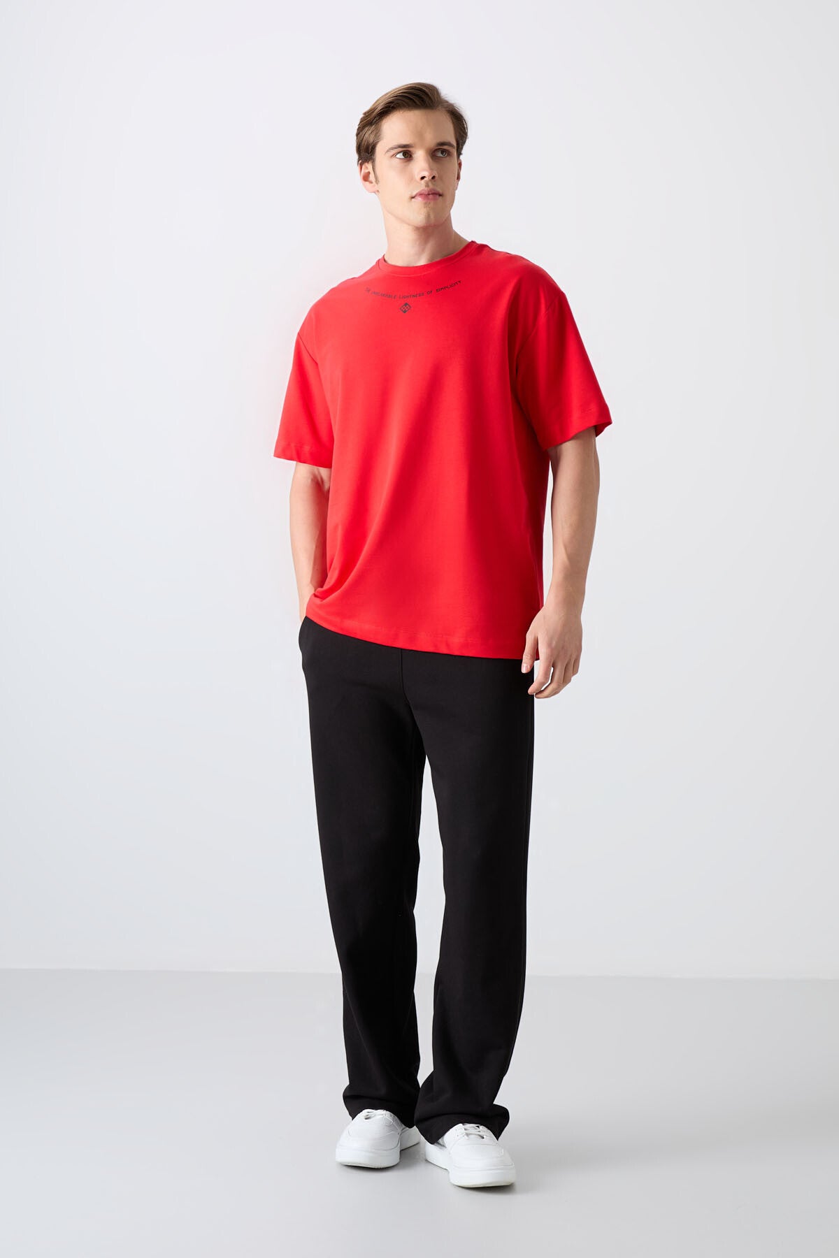 Fiesta Cotton Thick Soft Textured Oversize Fit Printed Men's T-Shirt - 88343