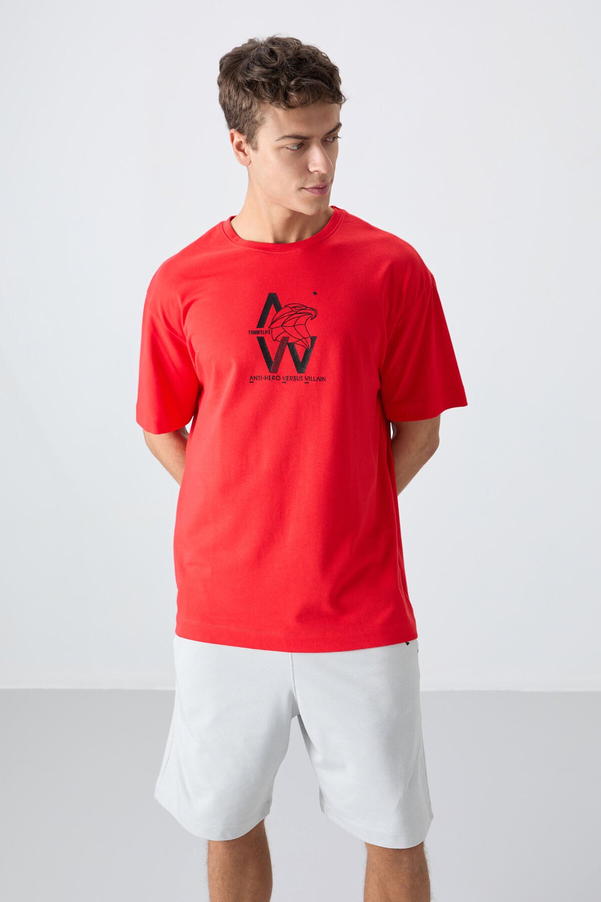 Fiesta Cotton Thick Soft Textured Oversize Fit Printed Men's T-Shirt - 88332