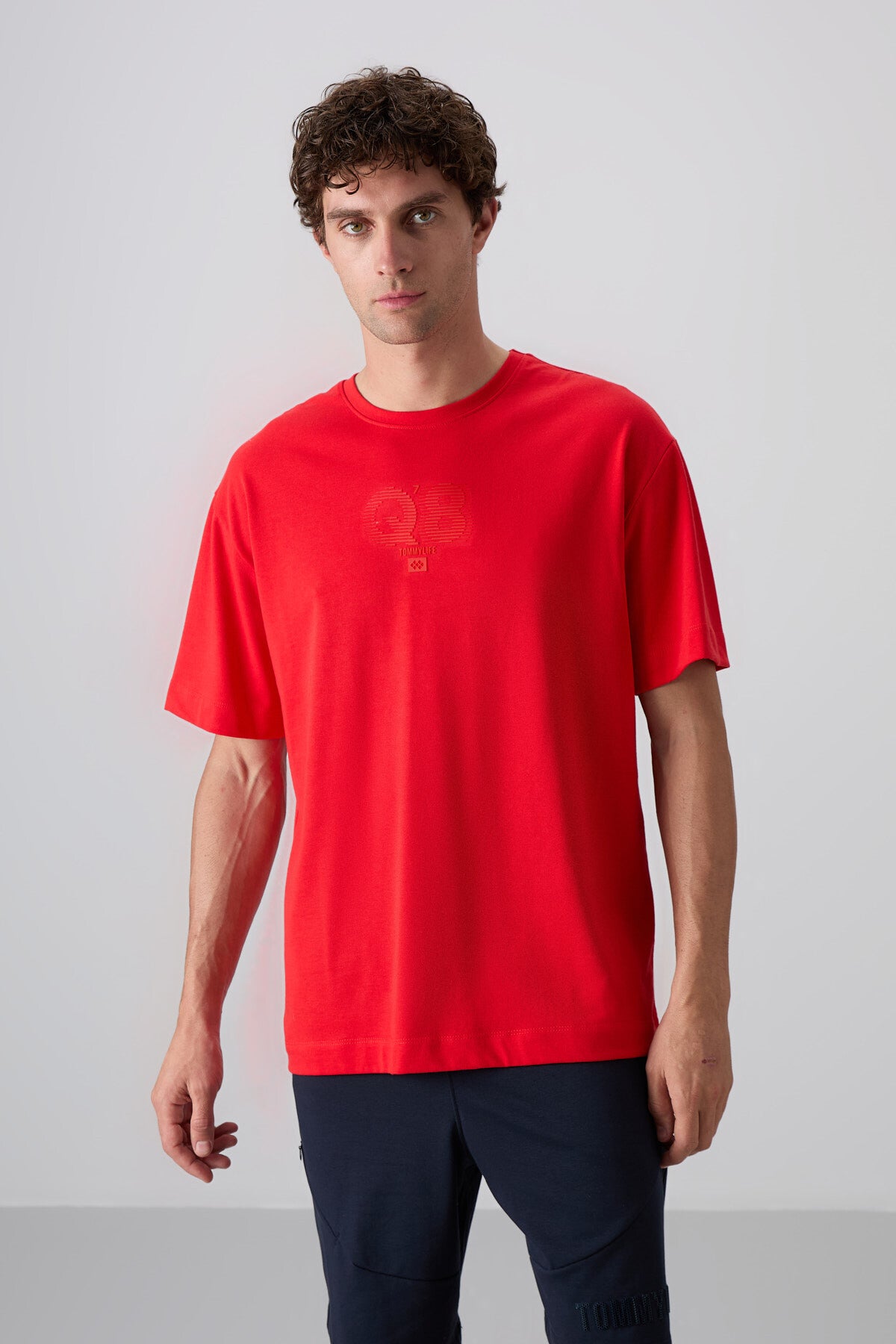 Fiesta Cotton Thick Soft Textured Oversize Fit Printed Men's T-Shirt - 88333