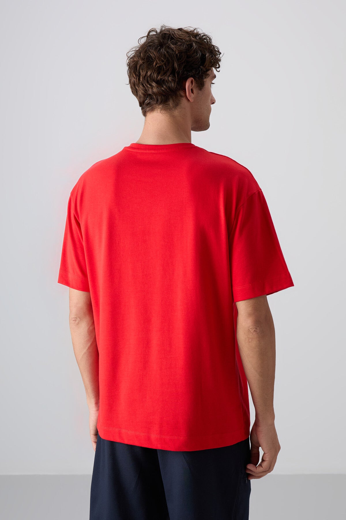 Fiesta Cotton Thick Soft Textured Oversize Fit Printed Men's T-Shirt - 88333