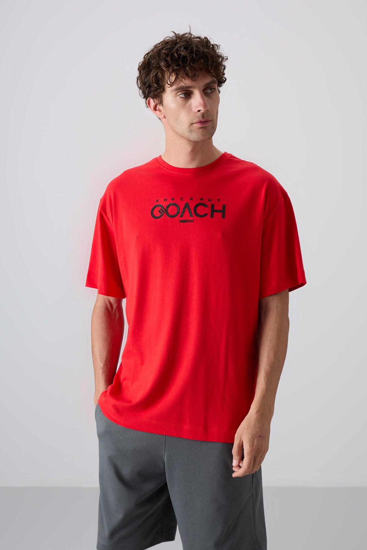 Fiesta Cotton Thick Soft Textured Oversize Fit Printed Men's T-Shirt - 88329