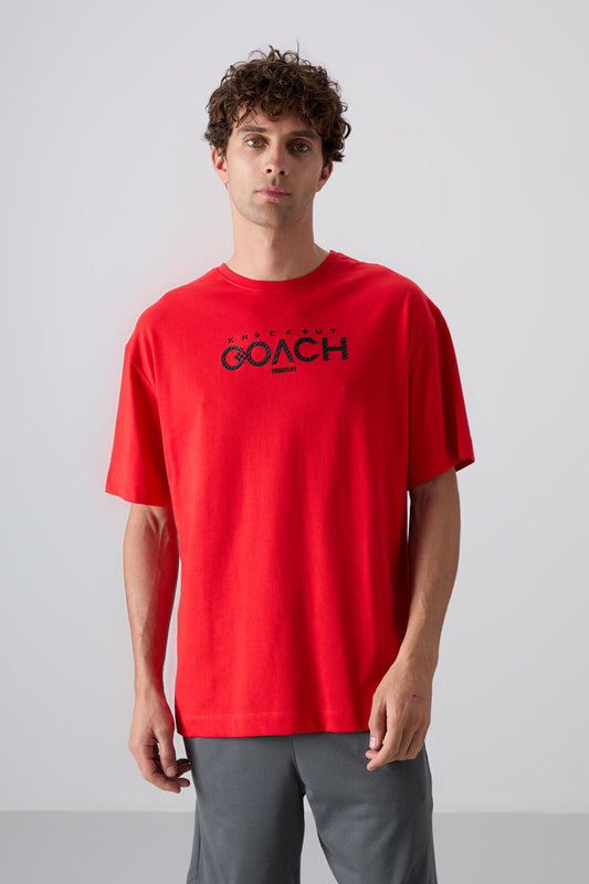 Fiesta Cotton Thick Soft Textured Oversize Fit Printed Men's T-Shirt - 88329