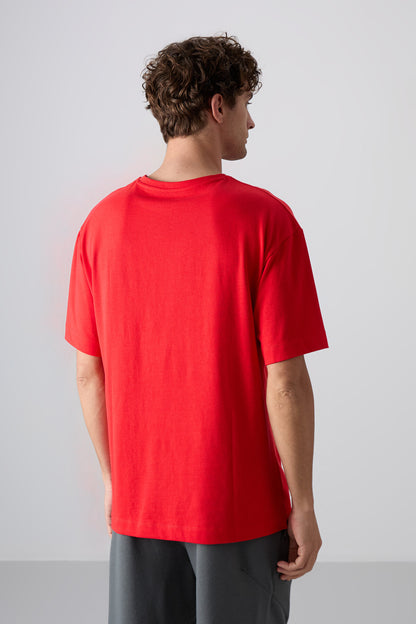 Fiesta Cotton Thick Soft Textured Oversize Fit Printed Men's T-Shirt - 88329