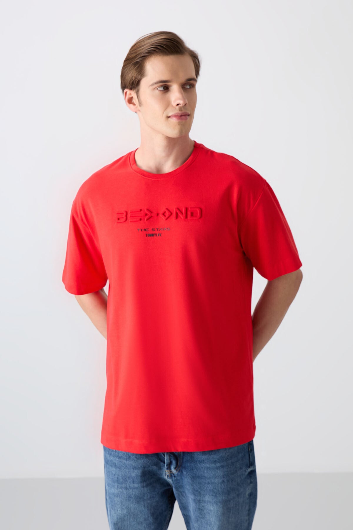 Fiesta Cotton Thick Soft Textured Oversize Fit Printed Men's T-Shirt - 88328