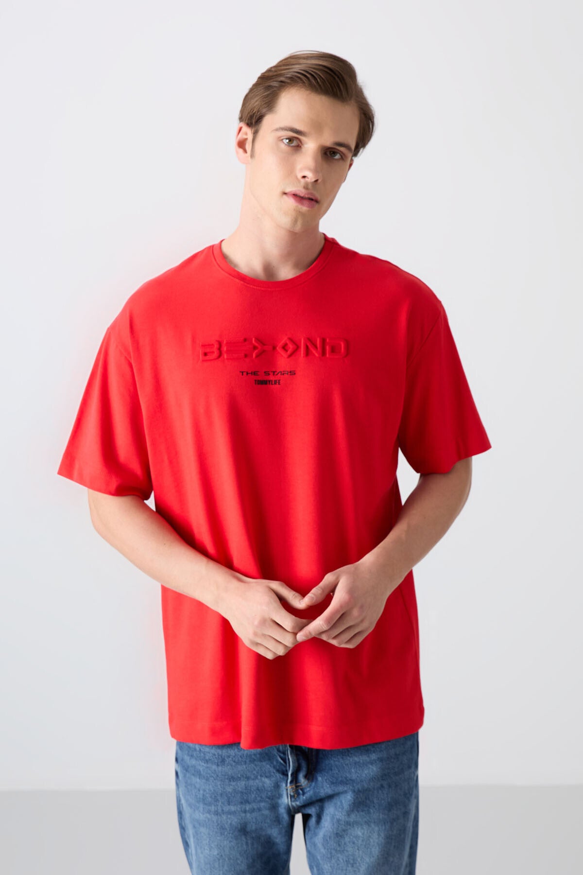 Fiesta Cotton Thick Soft Textured Oversize Fit Printed Men's T-Shirt - 88328