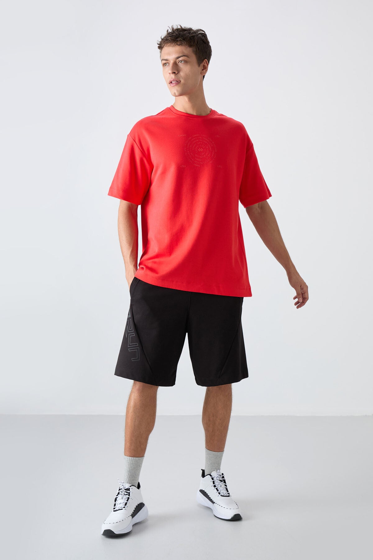 Fiesta Cotton Thick Soft Textured Oversize Fit Printed Men's T-Shirt - 88324