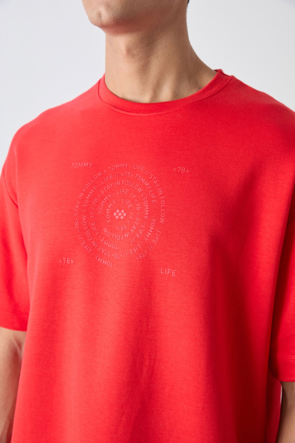 Fiesta Cotton Thick Soft Textured Oversize Fit Printed Men's T-Shirt - 88324
