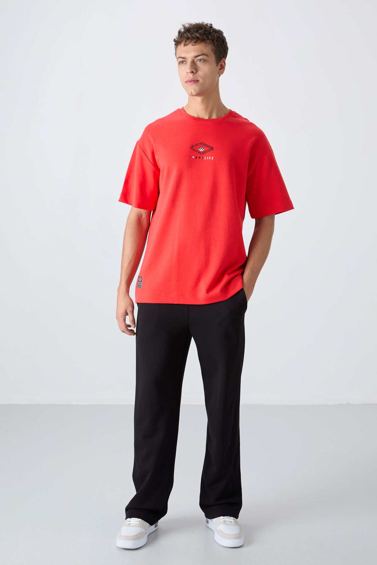 Fiesta Cotton Thick Soft Textured Oversize Fit Printed Men's T-Shirt - 88325