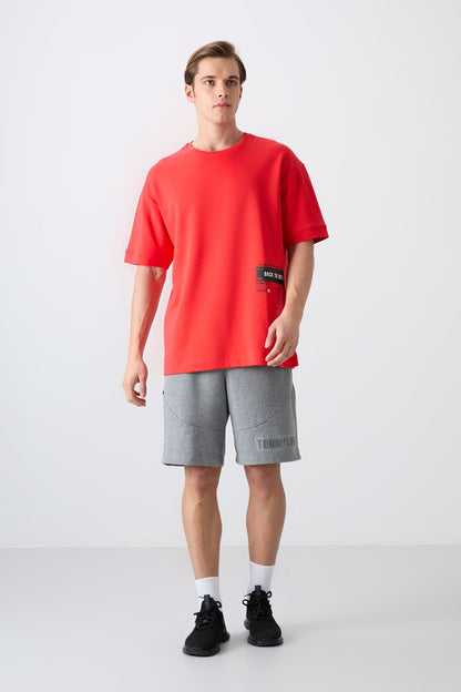 Fiesta Cotton Thick Soft Textured Oversize Fit Printed Men's T-Shirt - 88322