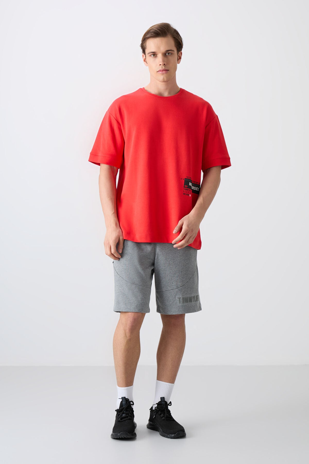 Fiesta Cotton Thick Soft Textured Oversize Fit Printed Men's T-Shirt - 88322