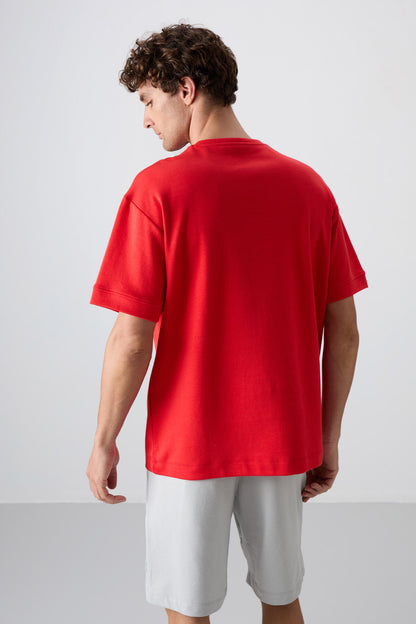 Fiesta Cotton Thick Soft Textured Oversize Fit Printed Men's T-Shirt - 88320
