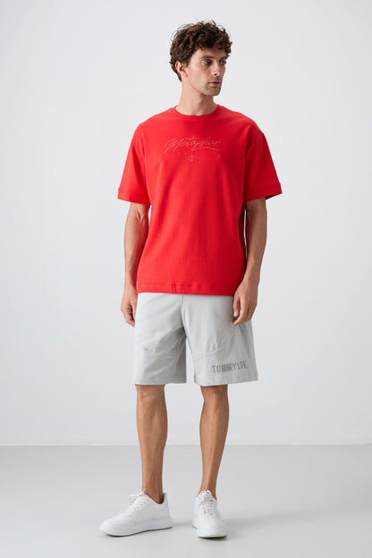 Fiesta Cotton Thick Soft Textured Oversize Fit Printed Men's T-Shirt - 88320