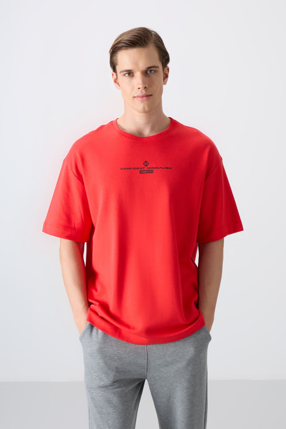 Fiesta Cotton Thick Soft Textured Oversize Fit Printed Men's T-Shirt - 88321