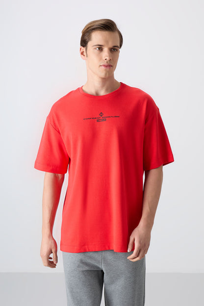 Fiesta Cotton Thick Soft Textured Oversize Fit Printed Men's T-Shirt - 88321