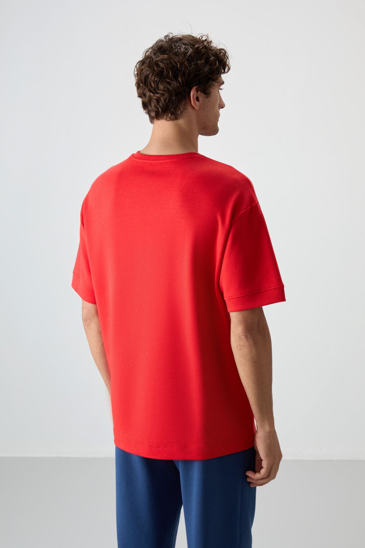 Fiesta-Parliament Cotton Thick Soft Textured Oversize Fit Printed Men's T-Shirt - 88320