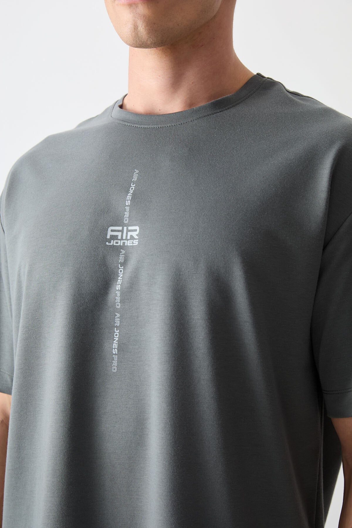 Cotton Right Thick Soft Textured Oversize Fit Printed Men's T-Shirt - 88373