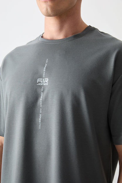 Cotton Right Thick Soft Textured Oversize Fit Printed Men's T-Shirt - 88373