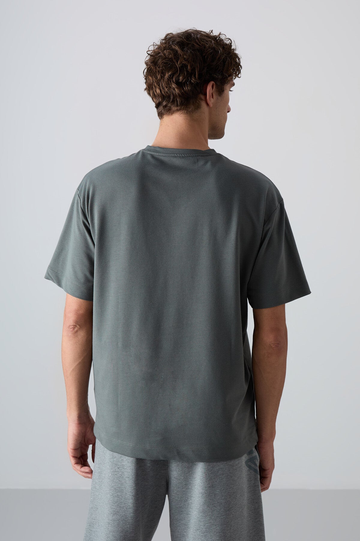Cotton Thick Soft Textured Oversize Fit Printed Men's T-Shirt - 88345