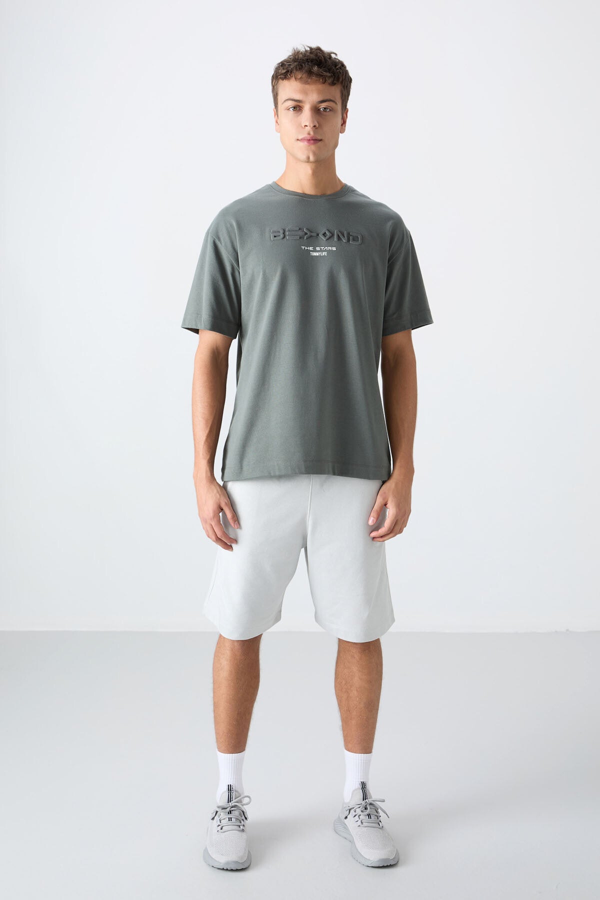 Cotton Right Thick Soft Textured Oversize Fit Printed Men's T-Shirt - 88328