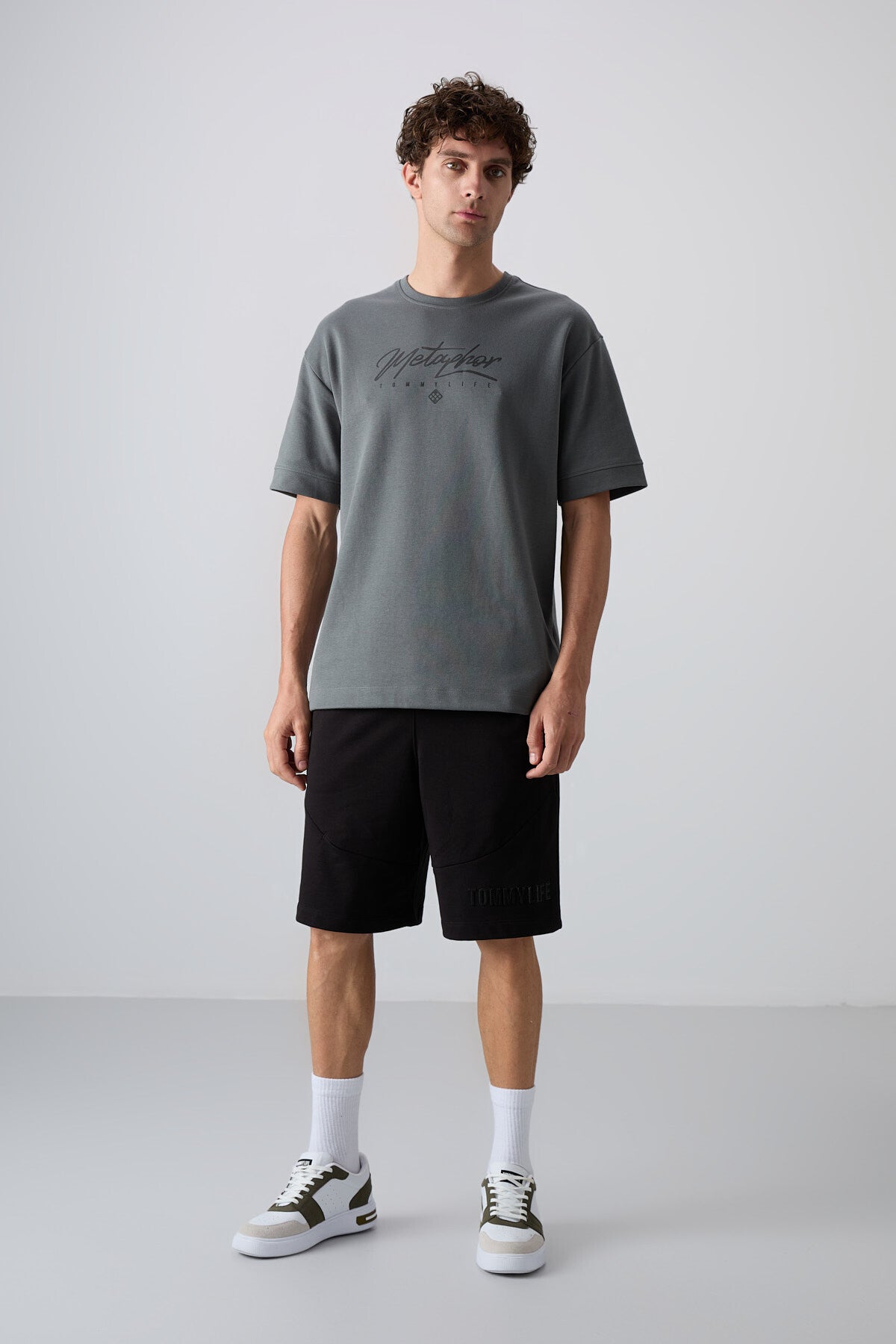 Cotton Right Thick Soft Textured Oversize Fit Printed Men's T-Shirt - 88320