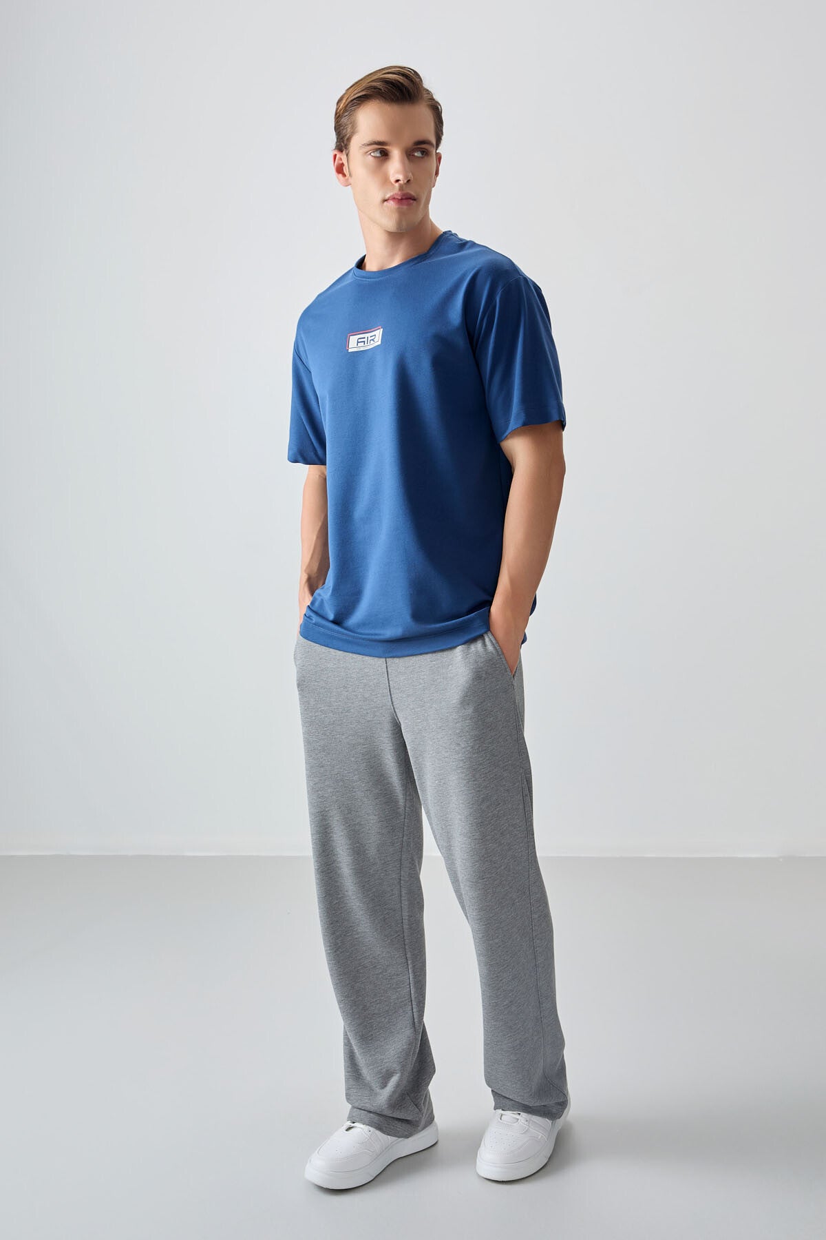 Parlament Cotton Thick Soft Textured Oversize Fit Printed Men's T-Shirt - 88376