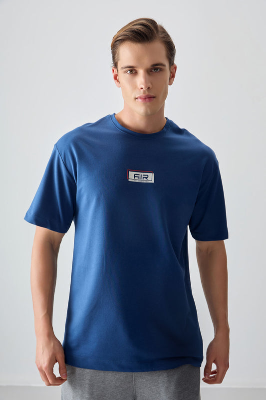 Parlament Cotton Thick Soft Textured Oversize Fit Printed Men's T-Shirt - 88376