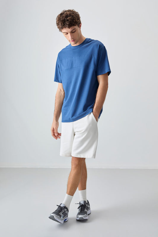Parliament Cotton Thick Soft Textured Oversize Fit Basic Men's T-Shirt - 88378