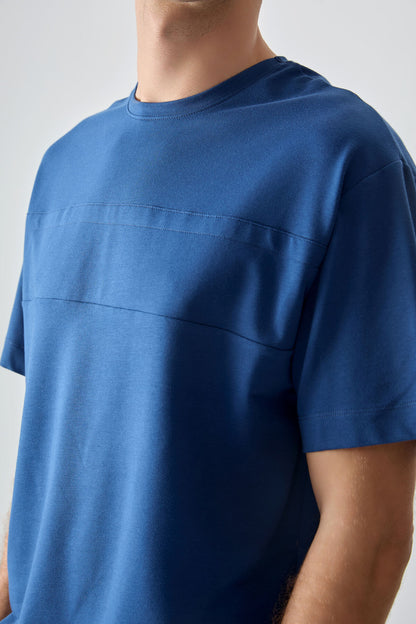 Parliament Cotton Thick Soft Textured Oversize Fit Basic Men's T-Shirt - 88378