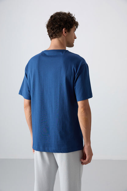 Parliament 100% Cotton Thick Soft Textured Oversize Fit Printed Men's T-Shirt - 88359
